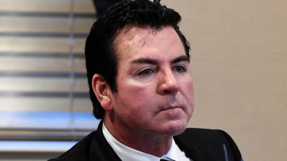 In this Wednesday, Oct. 18, 2017, file photo, Papa John's founder and CEO John Schnatter attends a meeting in Louisville, Ky.