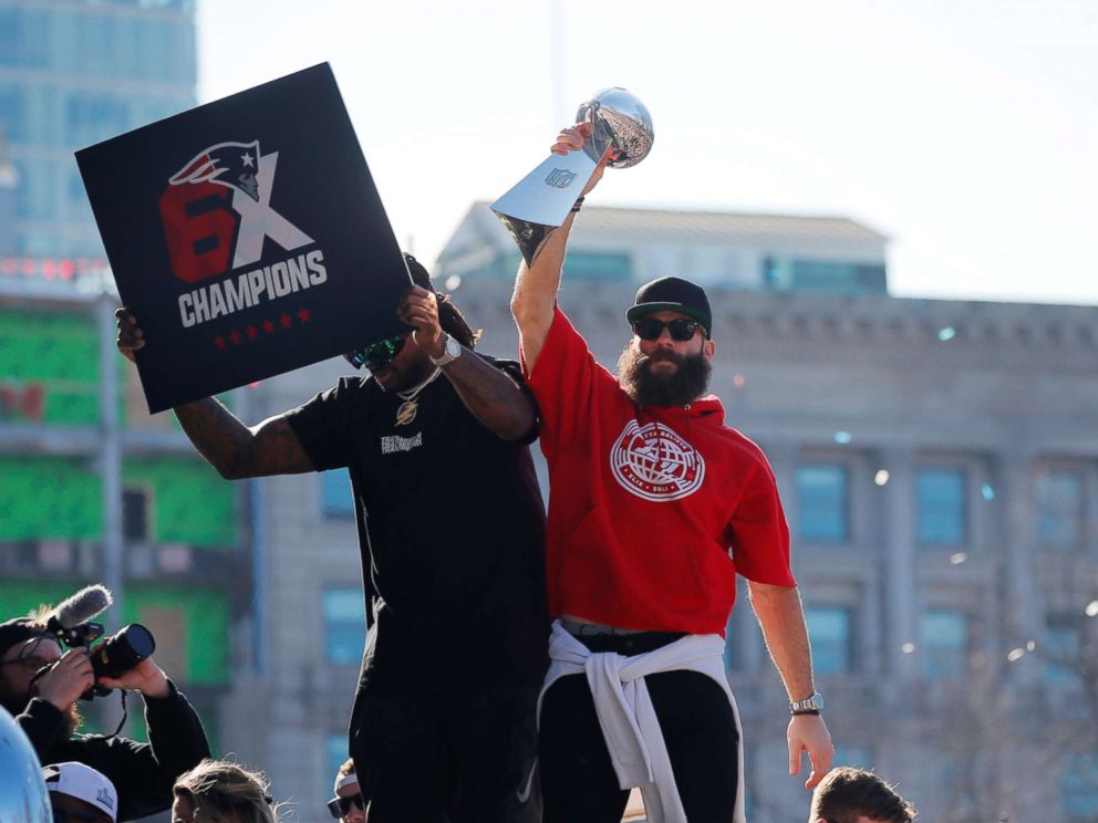 New England Patriots' Super Bowl victory parade held in 