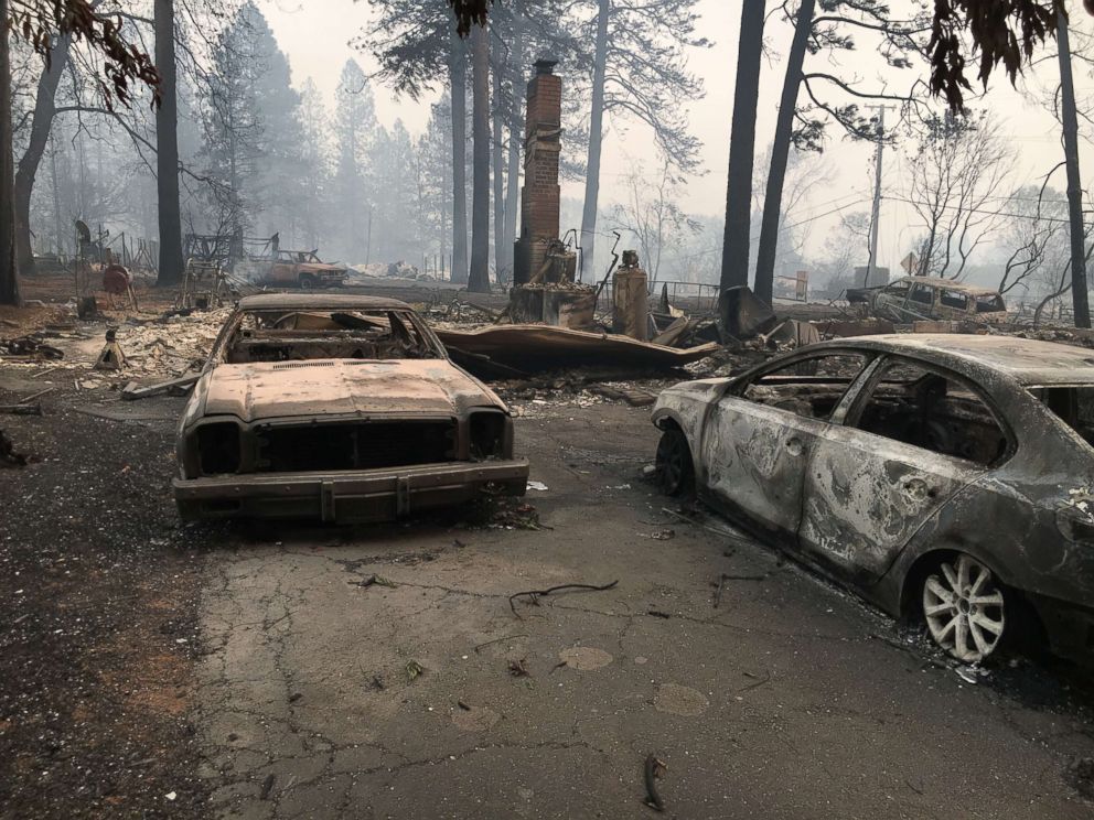 PHOTO: When Paradise, California, resident Jeff Hill returned to his childhood home, it was gone, he told ABC News. 