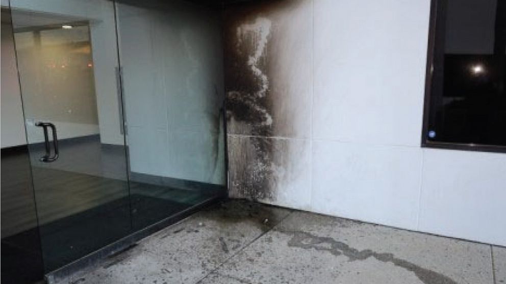 PHOTO: The federal complaint included a photo of damage to a Planned Parenthood in Costa Mesa, California, following an attack on March 13, 2022.