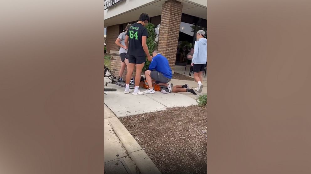 PHOTO: A family is speaking out after their 14-year-old son was pinned down by an apparent off-duty Chicago Police officer in Park Ridge, Illinois.