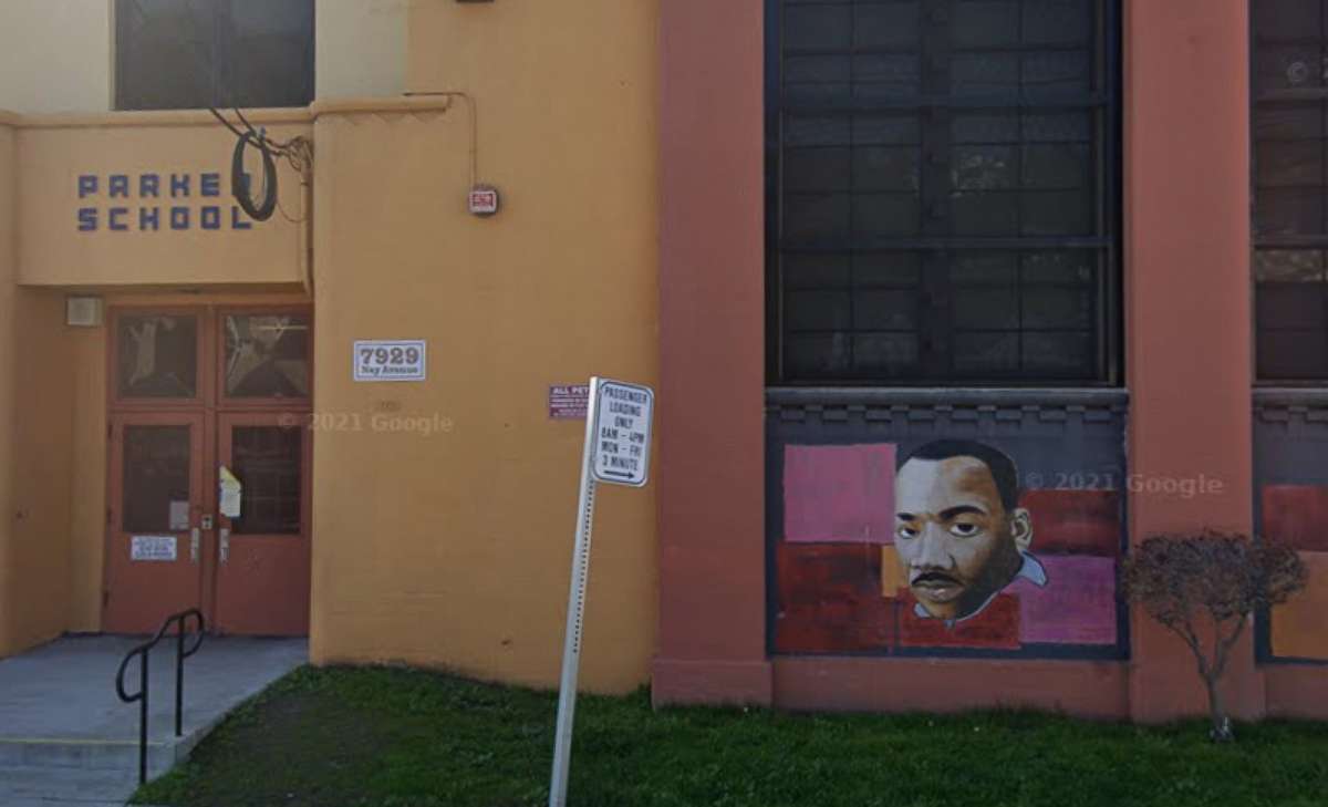PHOTO: In this screen grab from Google Maps Street View, the Parker School is shown in Oakland, Calif.