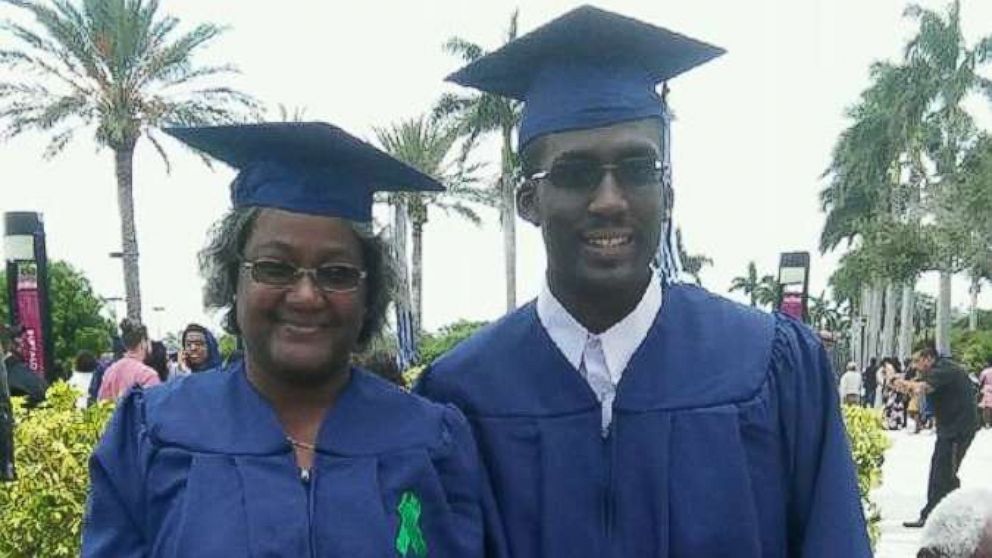 Patricia Love Davis and her son, Kenneth McCray, both graduated from South Florida's Broward College. He earned a computer science degree; she, an associate's in criminal justice.