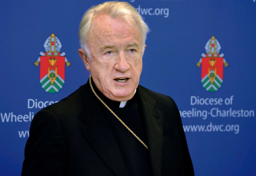 PHOTO: FILE - In this 2015 file photo, West Virginia Bishop Michael J. Bransfield, then-bishop of the Roman Catholic Diocese of Wheeling-Charleston, is shown.