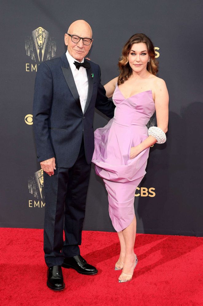 PHOTO: Patrick Stewart and his wife Sunny Ozell attend the 73rd Primetime Emmy Awards On Sept. 19, 2021, in Los Angeles.