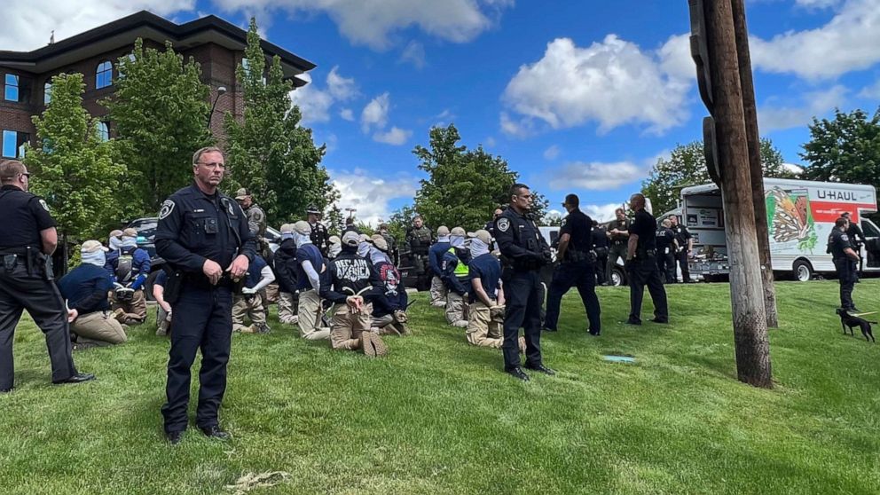31 arrested with shields, riot gear near Pride parade in Idaho