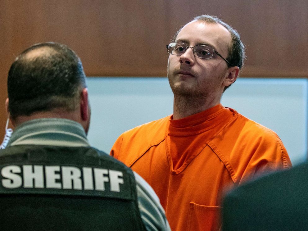 PHOTO:In this March 27, 2019 file photo Jake Patterson appears for a hearing at the Barron County Justice Center, in Barron, Wis.