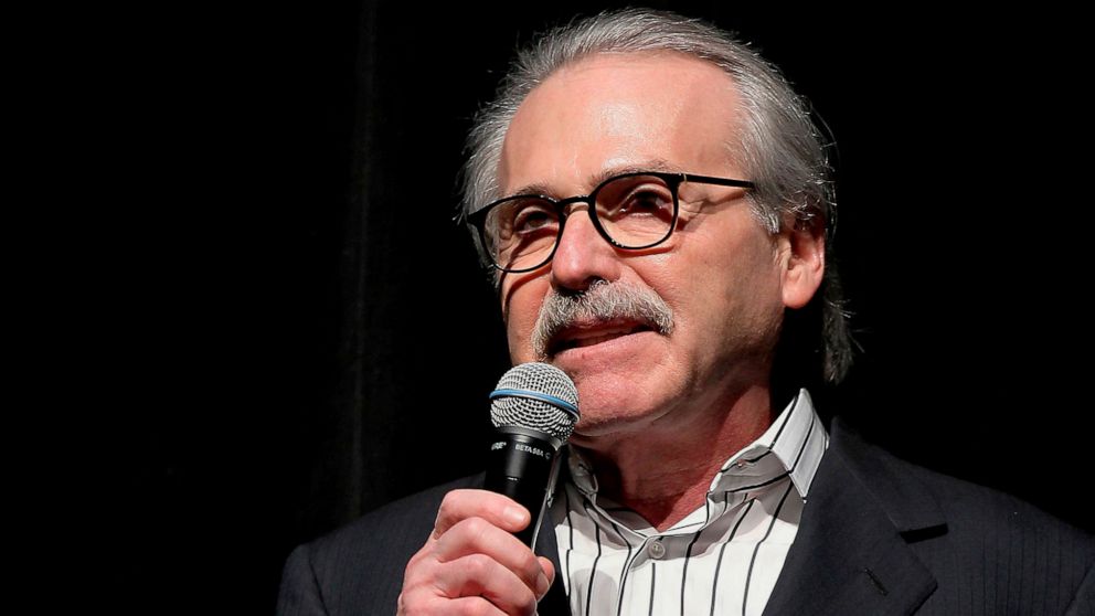 Former National Enquirer publisher appears before Donald Trump grand jury