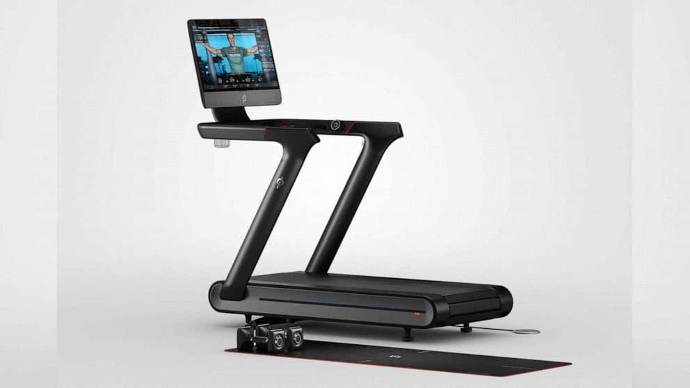 PHOTO: A Peloton Tread+ treadmill is pictured in an undated marketing image released by Peloton.