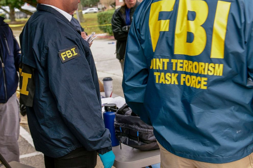 PHOTO: The FBI investigates the NAS Pensacola shooting in Floirda.