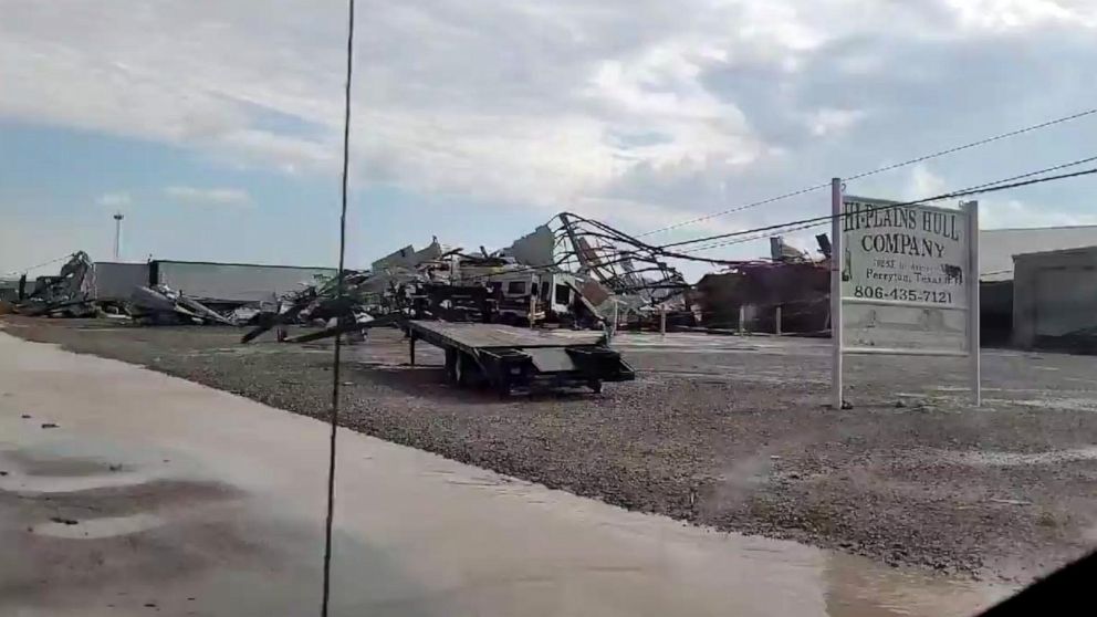 PHOTO: Storm damage seen in Perryton, Texas, June 15, 2023.