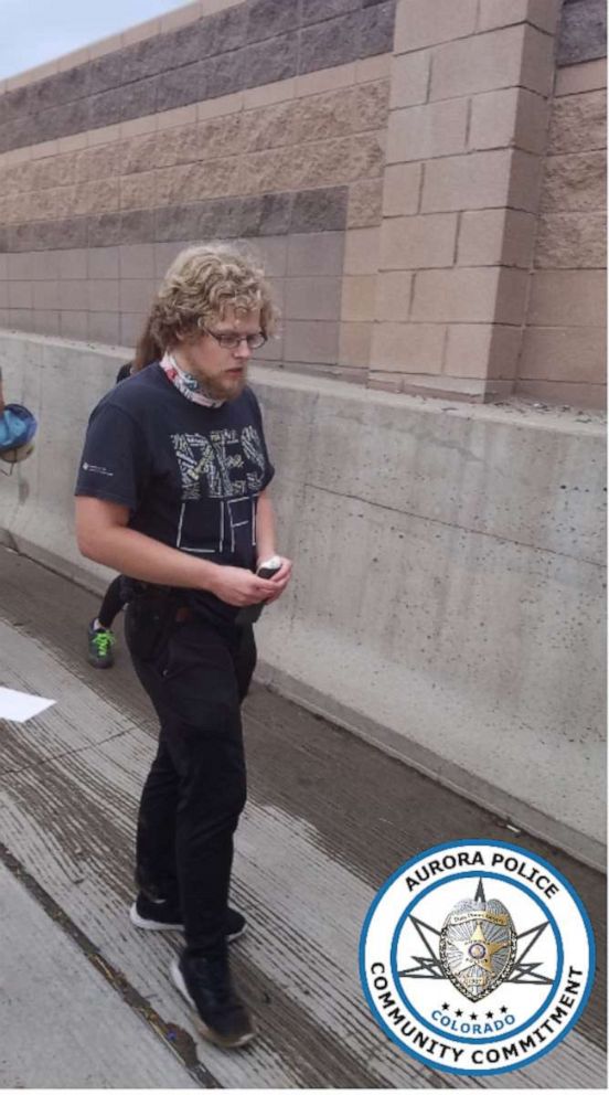 PHOTO: Police in Aurora, Colo. have shared this image of a person of interest in a shooting involving protesters on highway I-225, July 25, 2020.