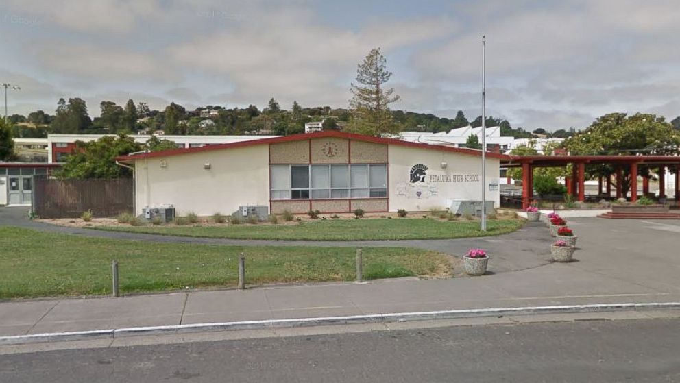 PHOTO: Petaluma High School at 198 Fair Street in Petaluma, Calif. as seen from Google Street View in May 2017.