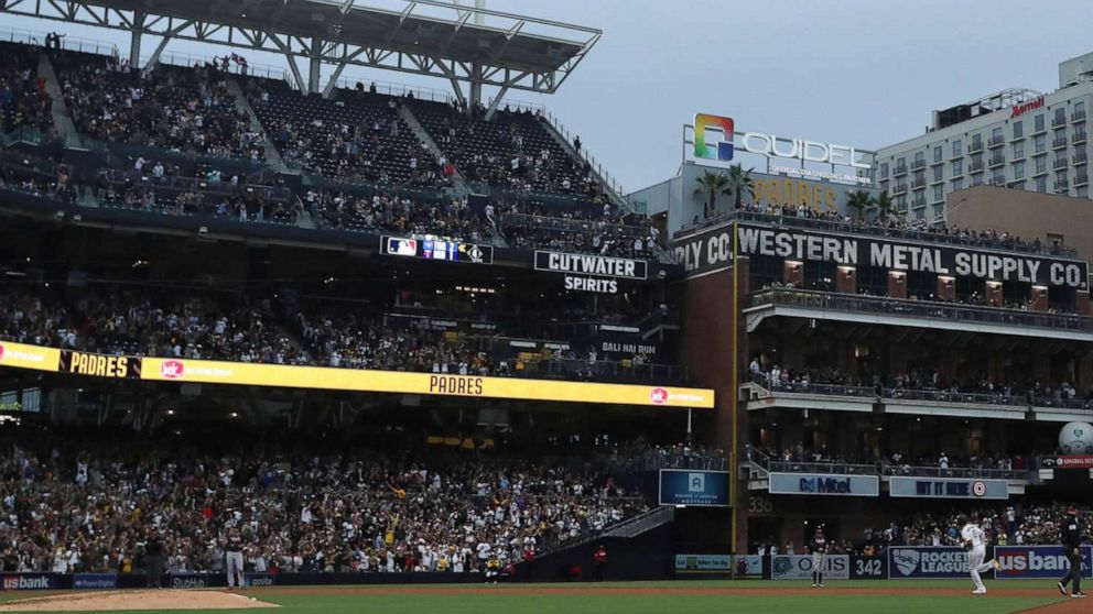 Police investigate 'suspicious' death of mother and child at Padres stadium in San Diego