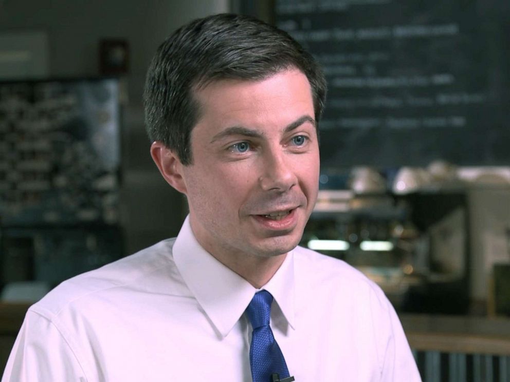 PHOTO: Pete Buttigieg speaks with ABC News Martha Raddatz on an episode of This Week, May 24, 2019.