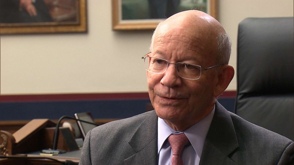 PHOTO: House Transportation and Infrastructure Committee Chair Rep. Peter DeFazio, D-Ore., sat down with with ABC News' Senior Transportation Correspondent David Kerley ahead of the 737 Max hearing.