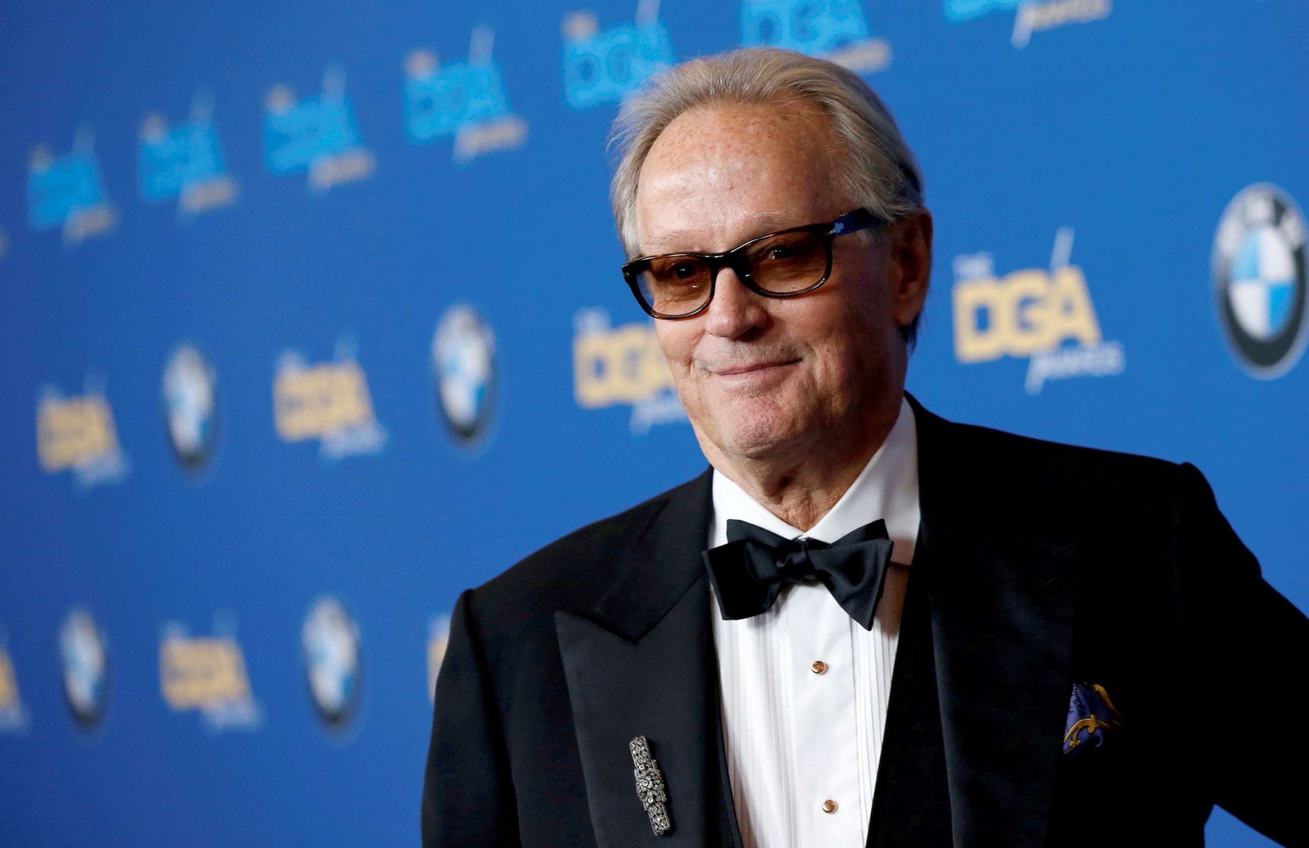 PHOTO: Actor Peter Fonda poses at the 70th Annual DGA Awards in Beverly Hills, California, Feb. 3, 2018.