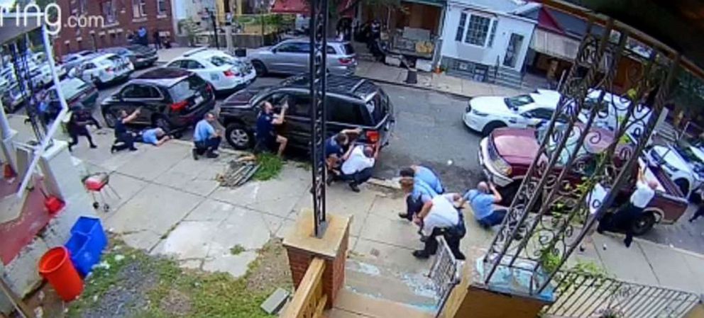 PHOTO: A scene of a shooting and standoff in Philadelphia on Aug. 14, 2019