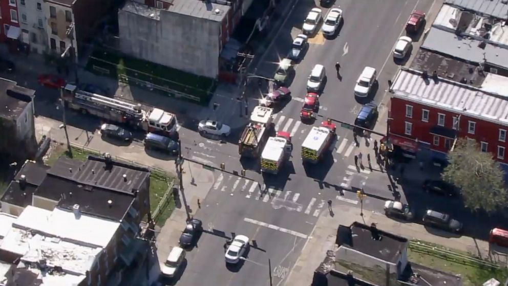PHOTO: A driver intentionally plowed into six people on a street in Philadelphia after an altercation, police said.