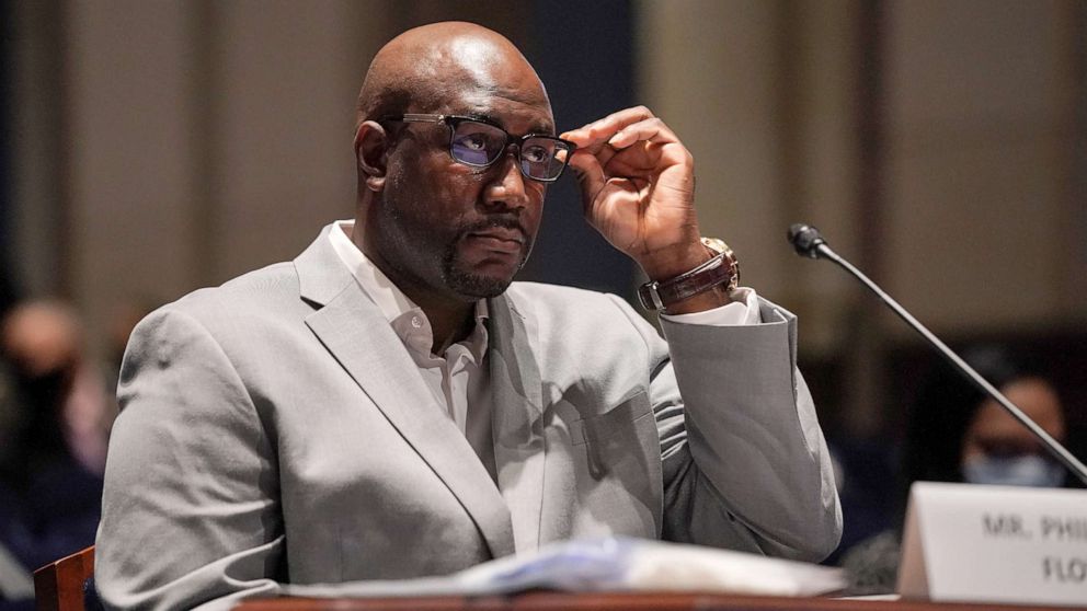 PHOTO: Philonise Floyd, brother of George Floyd, testifies before a House Judiciary Committee hearing on police brutality and racial profiling on June 10, 2020 in Washington, D.C. 