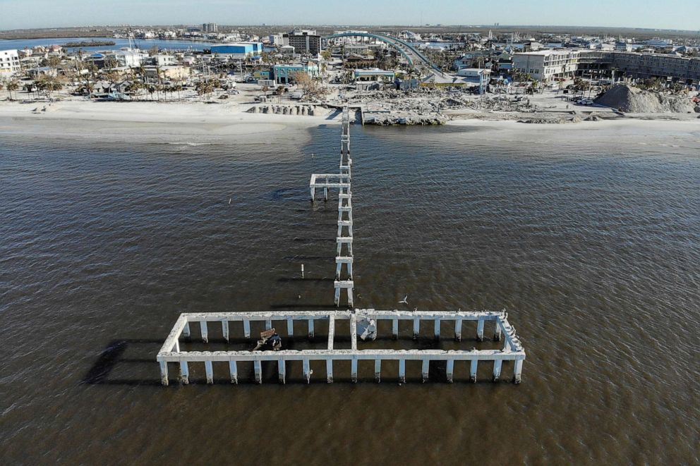 Hurricane Ian 1 month later Images show destruction left in hardest