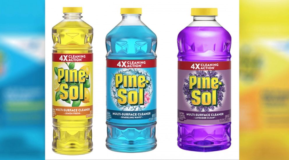 PHOTO: Pine-Sol Scented Multi-Surface Cleaners in Lavender Clean, Sparkling Wave, and Lemon Fresh scents have been recalled by the Consumer Product Safety Commission.