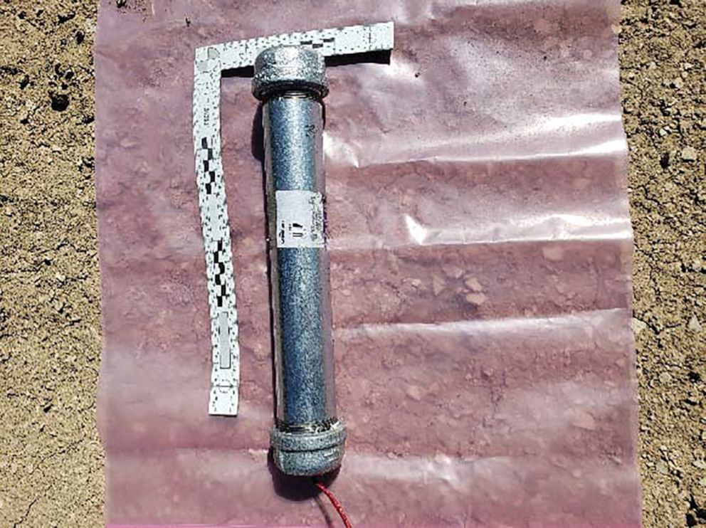 PHOTO: A photo of a pipe bomb found in the home of Bradley Bunn, contained in the criminal complaint against the Colorado man.