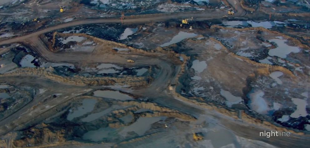 PHOTO: The tar sands of Alberta, Canada, produce the oil that is transported in the Line 3 pipeline.