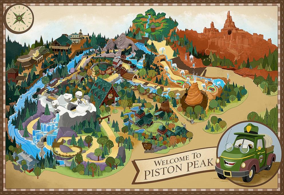 PHOTO: Disneyland will feature a new Piston Peak National Park theme at Frontierland, inspired by the Rocky Mountain area.
