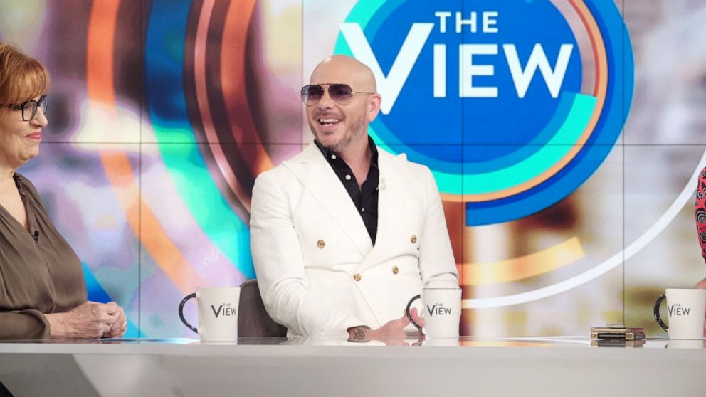 Pitbull discusses education, his new movie "The Ugly Dolls," and the immigration crisis with "The View" on Thursday, April 25, 2019.