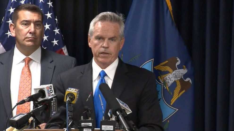 PHOTO: Coleman McDonough, Superintendent of Allegheny County Police Department speaks at a press conference, June 20, 2018.