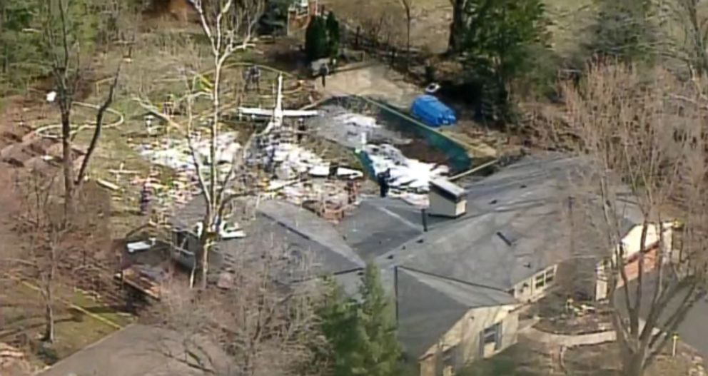 PHOTO: The pilot of a plane that crashed into a Madeira, Ohio home was killed, March 12, 2019.