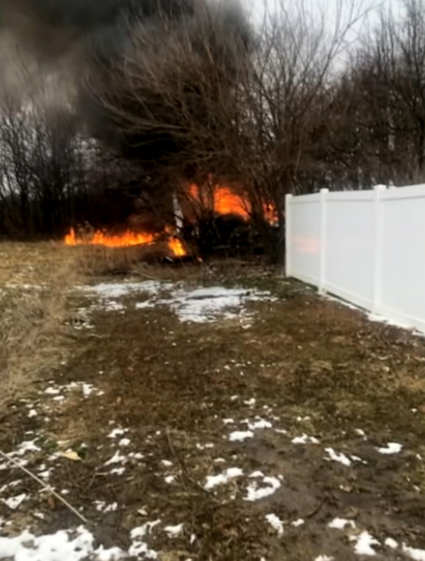 PHOTO: A twin-engine Piper Aerostar crashed in a field southeast of Springfield, Ill., on Jan. 28, 2020.