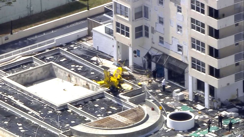  A plane crashed into a building in Fort Lauderdale, Fla., March, 01, 2019.