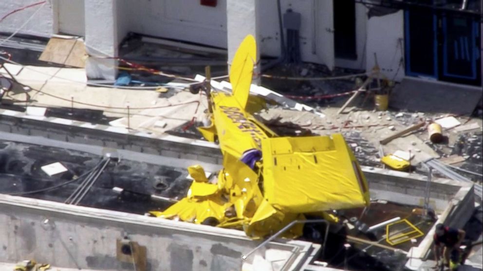 PHOTO: A plane crashed into a building in Fort Lauderdale, Fla., March, 01, 2019.