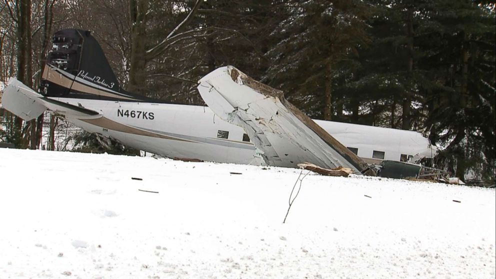   PHOTO: scene of a small plane near Kidron, Ohio. 