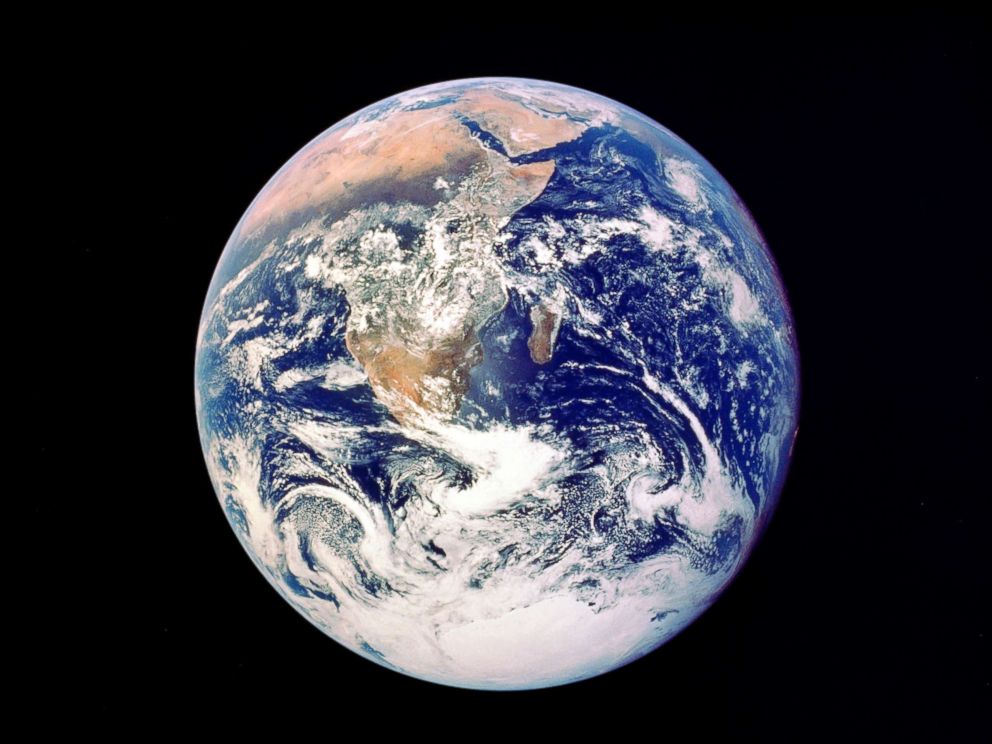 PHOTO: The Earth is viewed from Apollo 17, December 1972.