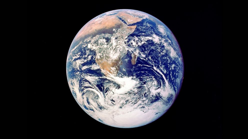 PHOTO: The Earth is viewed from Apollo 17, December 1972.