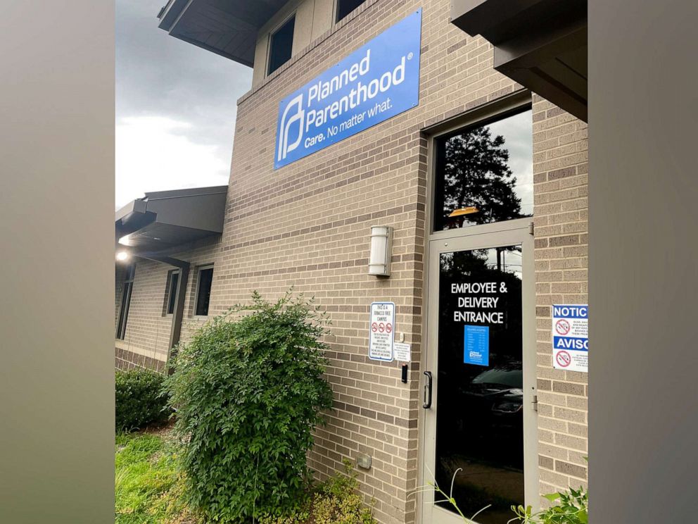 PHOTO: The Planned Parenthood facility in Little Rock, AK, was forced to stop all abortion procedures after the state's trigger law took effect on June 24, 2022.