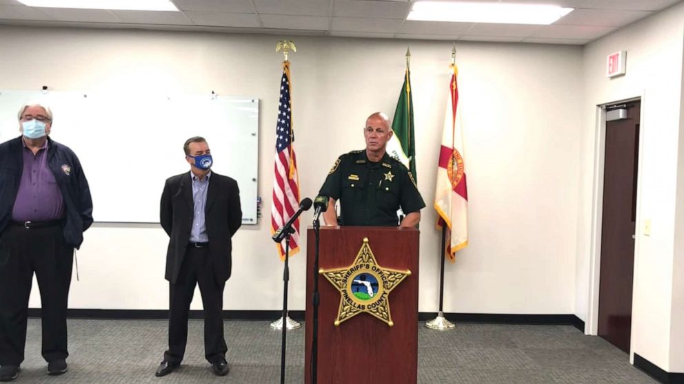PHOTO: Pinellas County Sheriff Bob Gualtieri said a news conference today that there was an "awful intrusion" into the computer system at Oldsmar's water treatment plant, Feb 5, 2020, in Oldsmar, Fla.