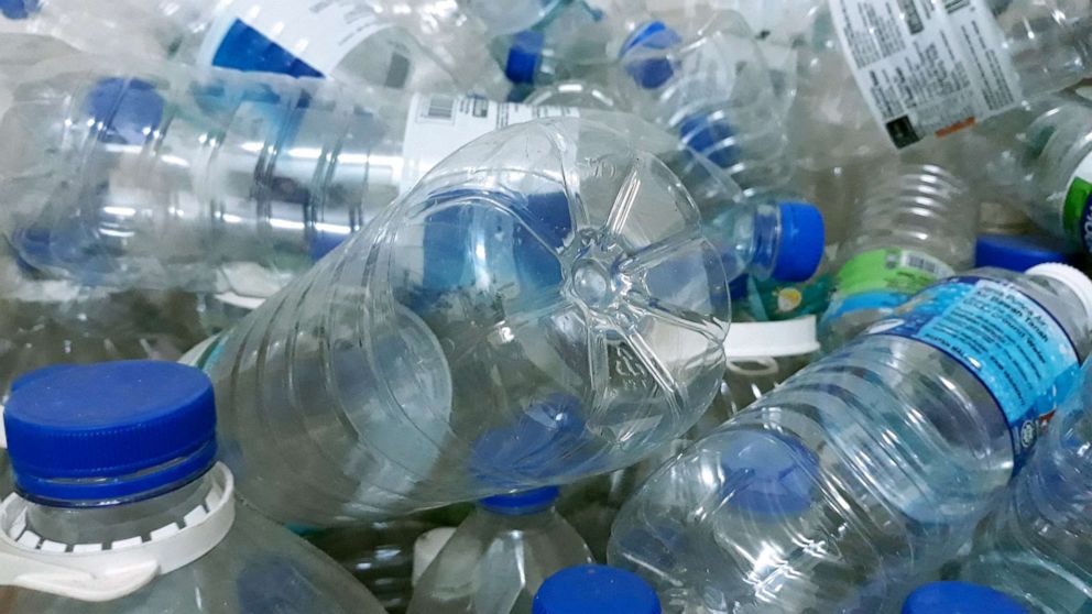 PHOTO: Plastic water bottles are seen in this stock photo.