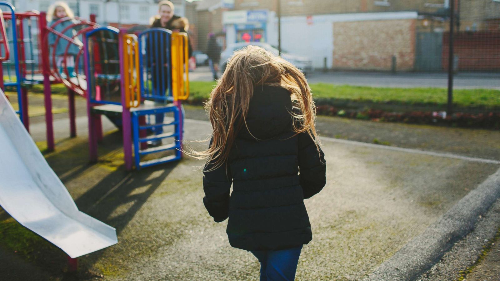 PHOTO: A stock image of children playing in a playground.