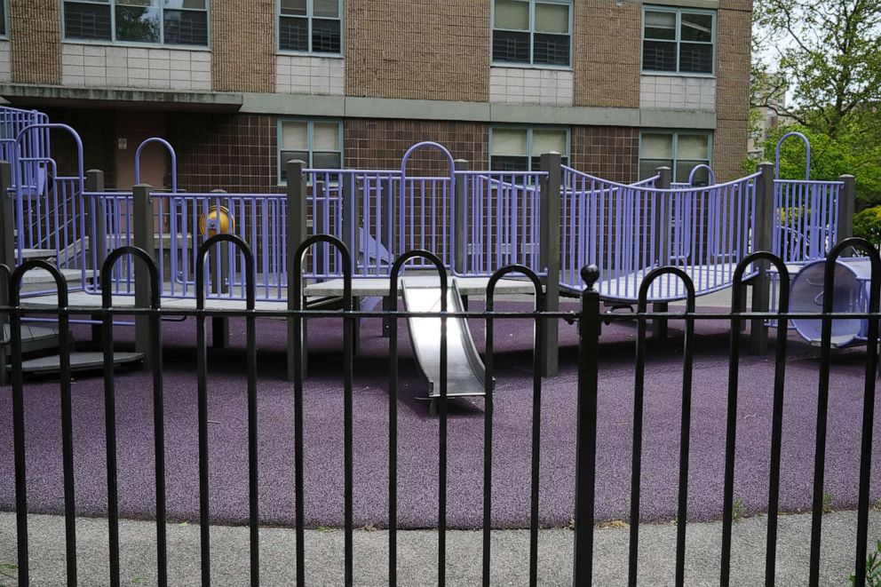 PHOTO: A playground stands empty in East New York on May 19, 2020 in New York City.