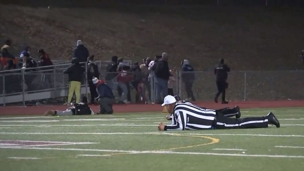 school football game shooting