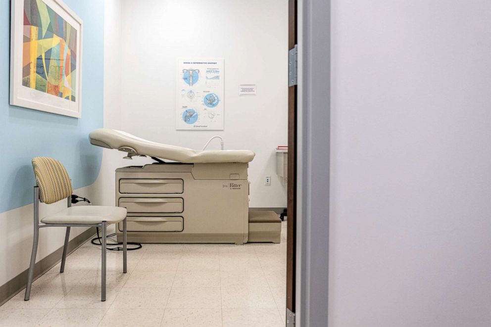 PHOTO: An examination room of a Planned Parenthood Health Center is seen on July 9, 2022 in Louisville, Kentucky.
