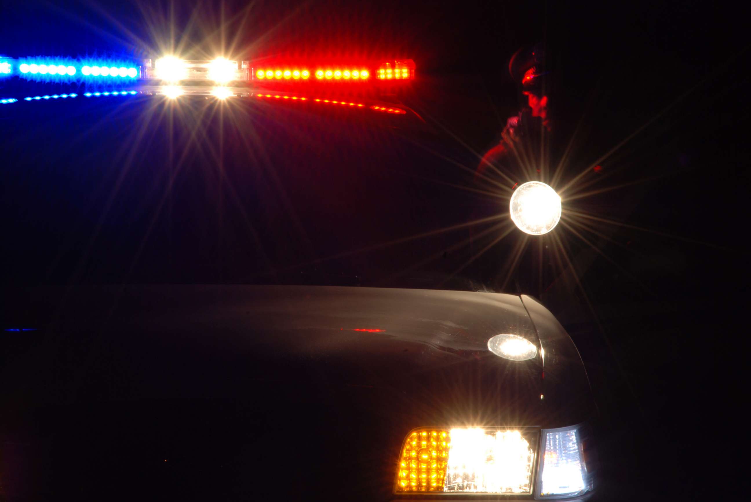 PHOTO: A police officer in stock photo. 