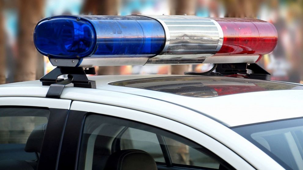PHOTO: The lights of a police cruiser are seen in this stock photo.