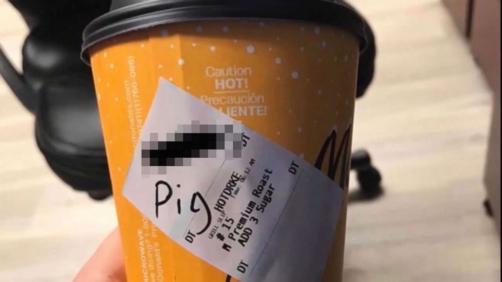 PHOTO: A Herington, Kan., police officer resigned after an investigation found that he fabricated a complaint that a Junction City, Kan., McDonald's employee wrote an obscenity directed at him on his receipt for coffee he purchased on Dec. 28, 2019.