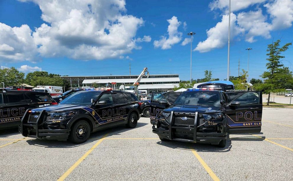 PHOTO: East Cleveland Police Department, Ohio, police cars in a photo shared on their social media on Aug. 7, 2022.