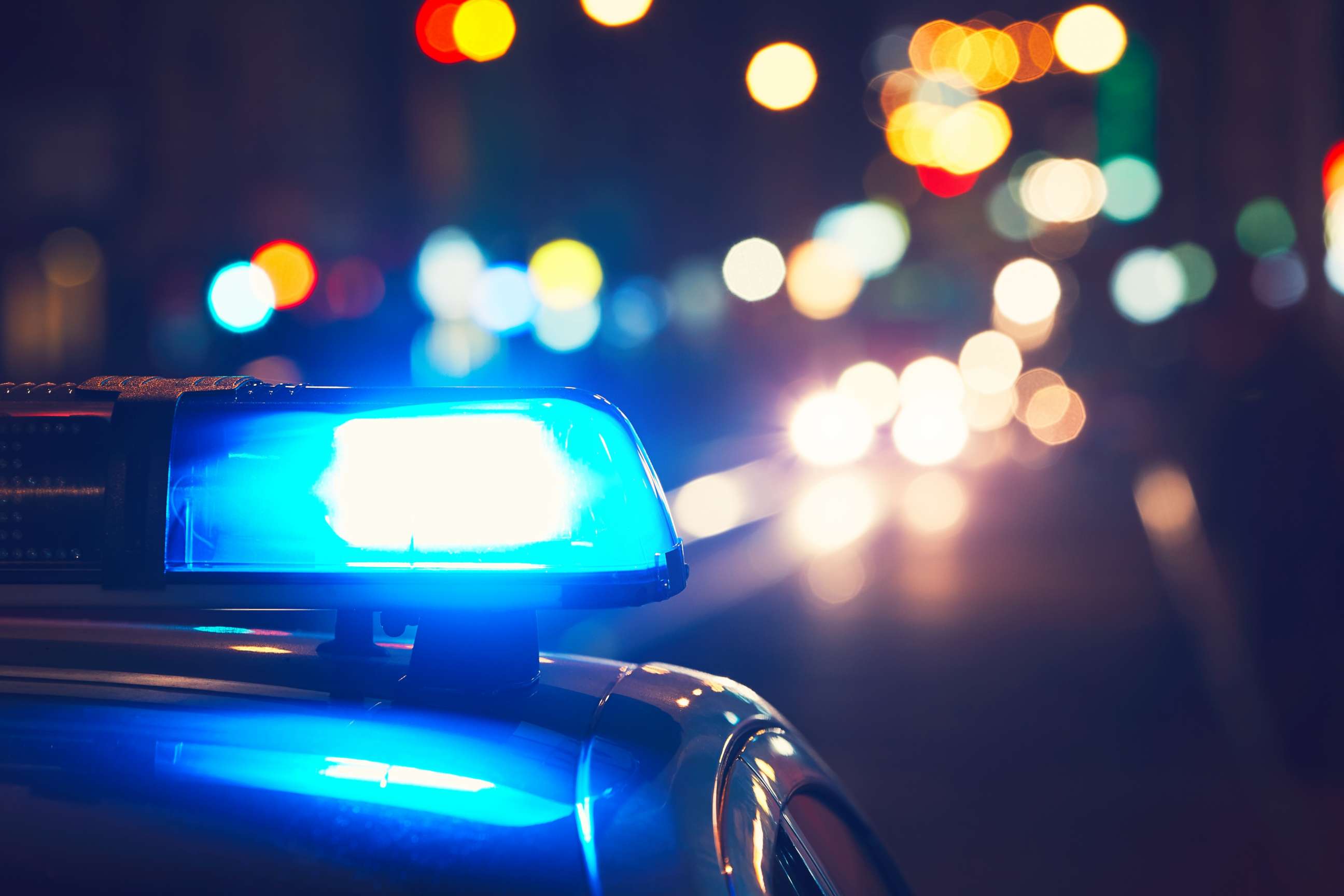 PHOTO: Police lights are pictured in this undated stock photo. 